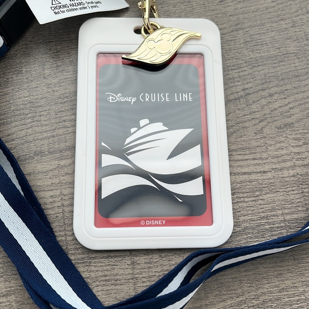 Disney Cruise Line Limited Edition Lanyard with Hard Case - Picture 2 of 4